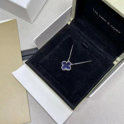 [Eterna Jewels]CLOVER 15MM PIETERSITE NECKLACE SILVER
