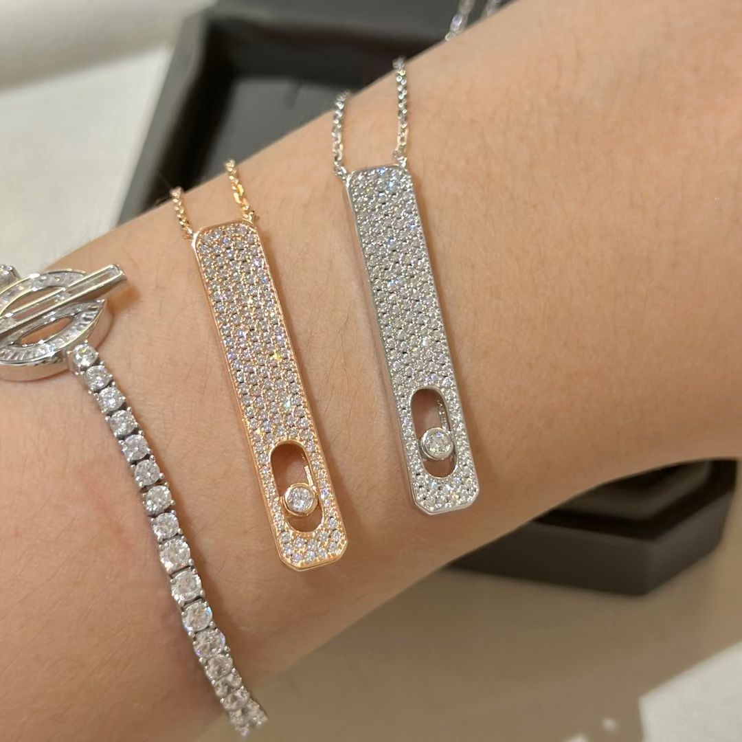 [Eterna Jewels]MY FIRST DIAMOND PAVED NECKLACE