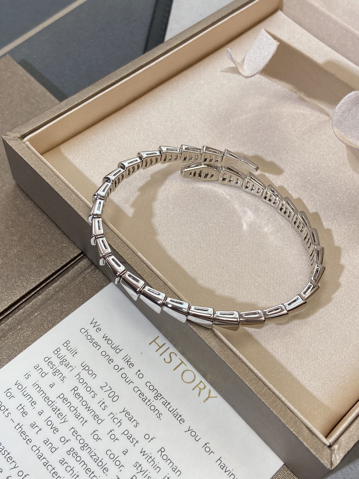 [Eterna Jewels]SERPENTI VIPER SILVER BRACELET