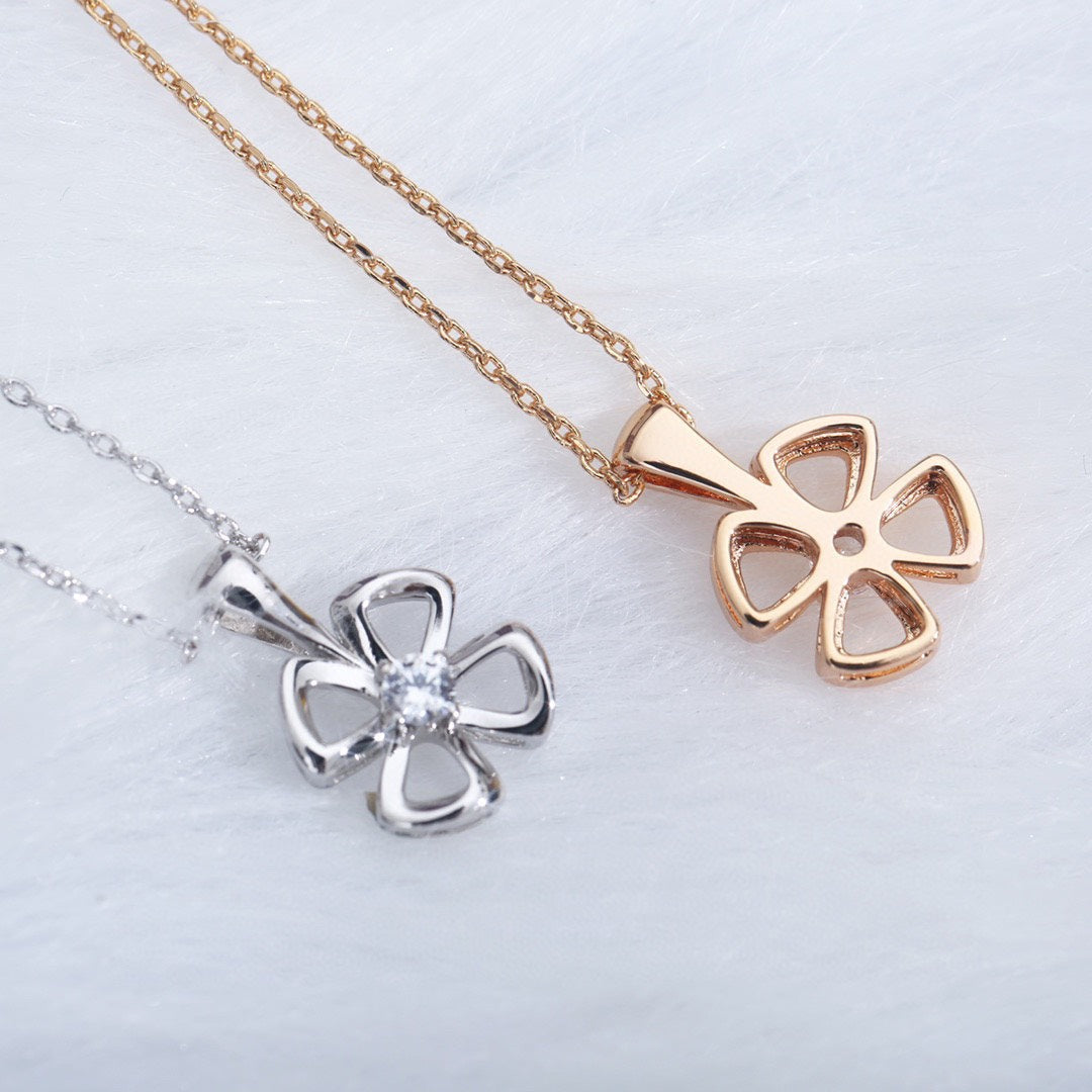 [Eterna Jewels]FIOREVER NECKLACE DIAMOND CENTER